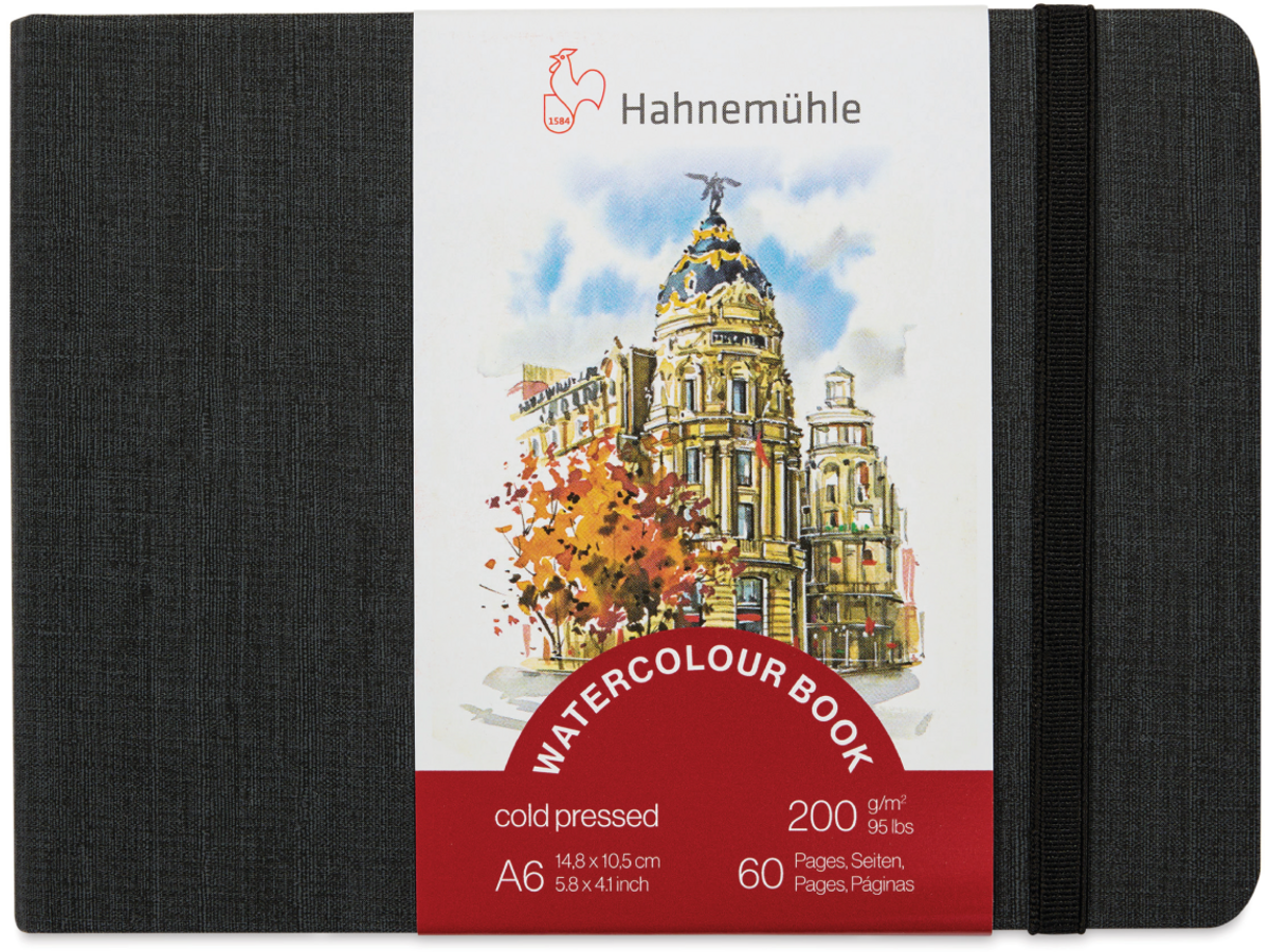HAHNEMÜHLE WATERCOLOUR BOOK A6 200GRAM 30 BLATT 1