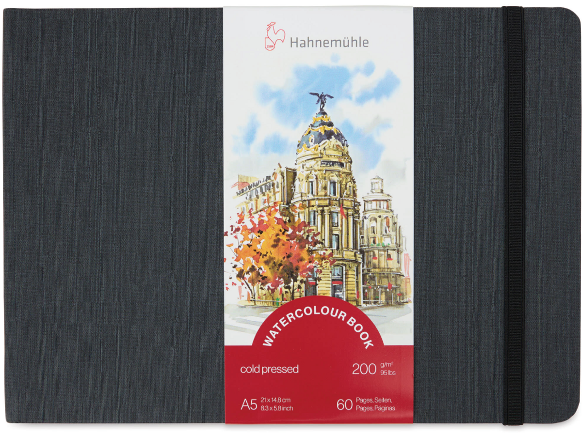 HAHNEMÜHLE WATERCOLOUR BOOK A5 200GRAM 30BLATT 1