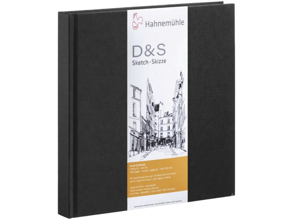 HAHNEMÜHLE D&S ZEICHENBUCH 25X25CM 140 GRAMM 40 BLATT 1