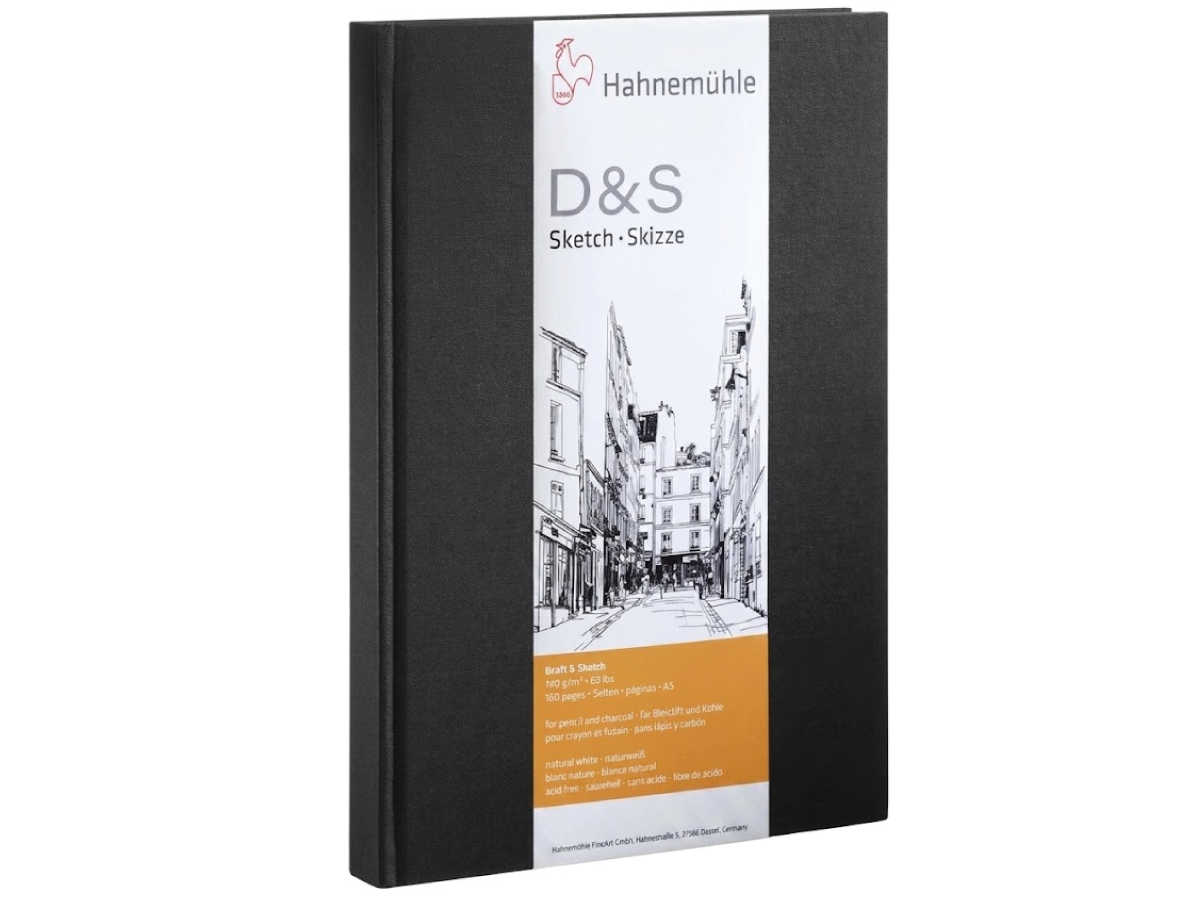 HAHNEMÜHLE D&S SKIZZENBUCH A5 PORTRAIT 140 GRAMM 1