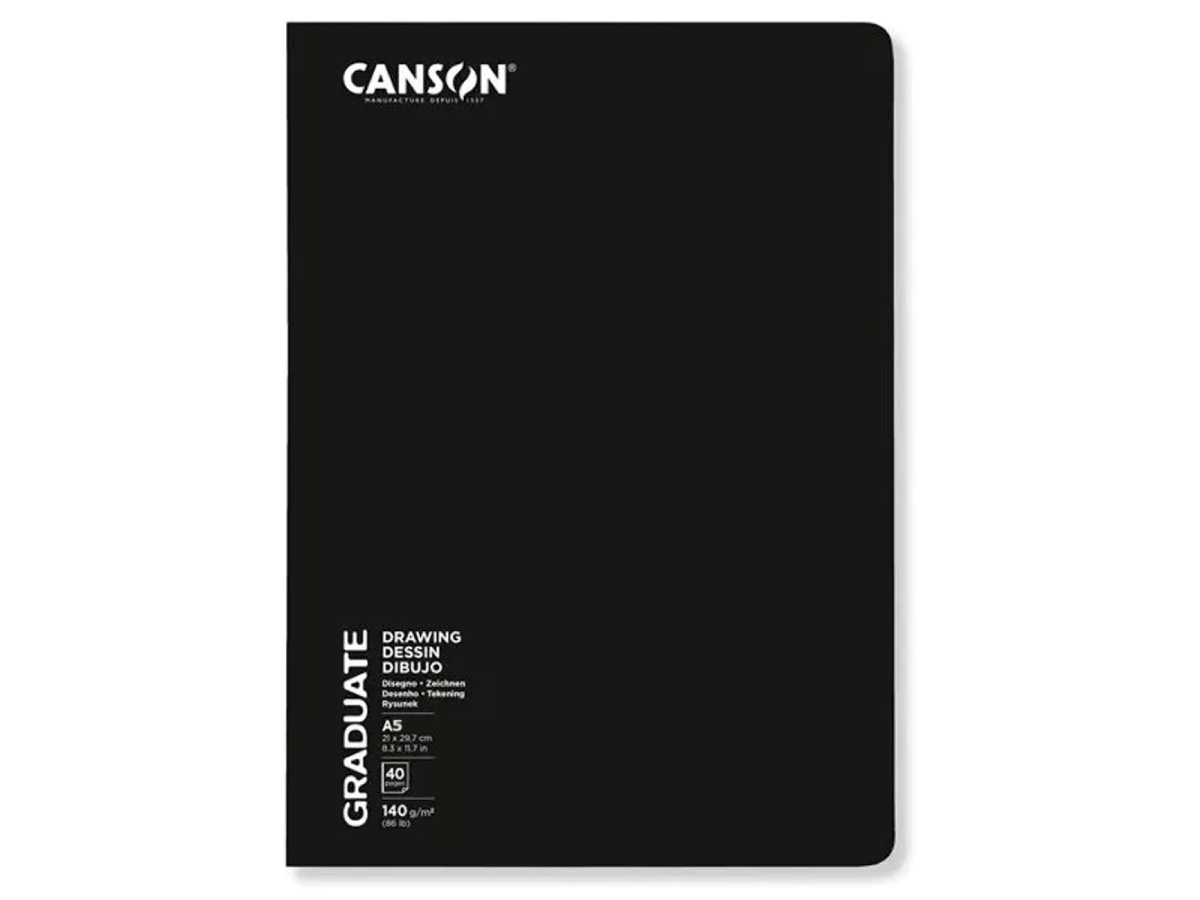 CANSON GRADUATE SKIZZENHEFT A5 140 G/M² 1
