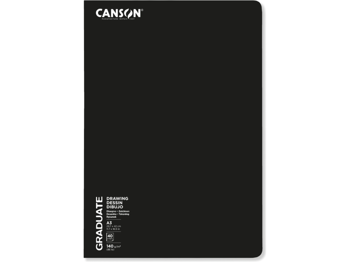 CANSON GRADUATE SKIZZENBUCH  A3 140 GRAMM 1