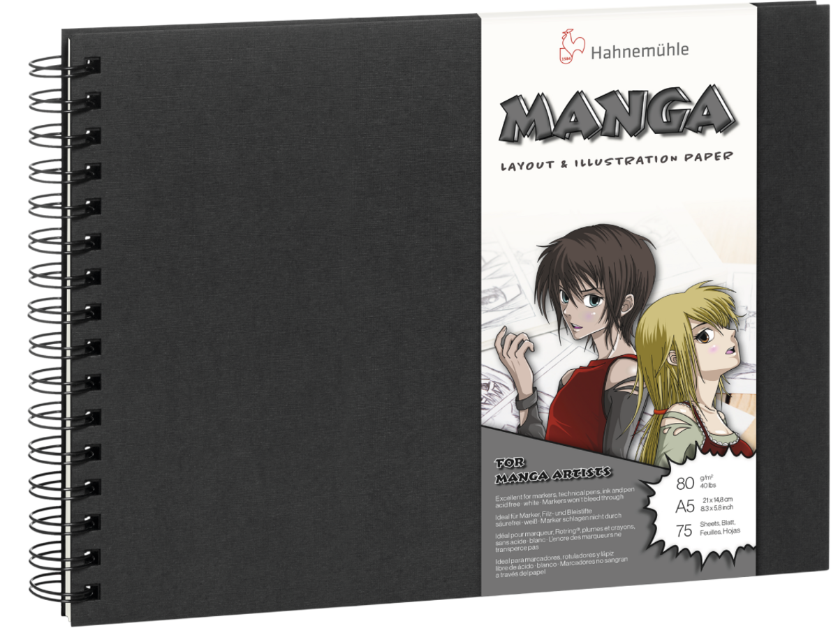 HAHNEMÜHLE MANGA MARKER PAPIER A5 80GRAMM 75 BLATT 1