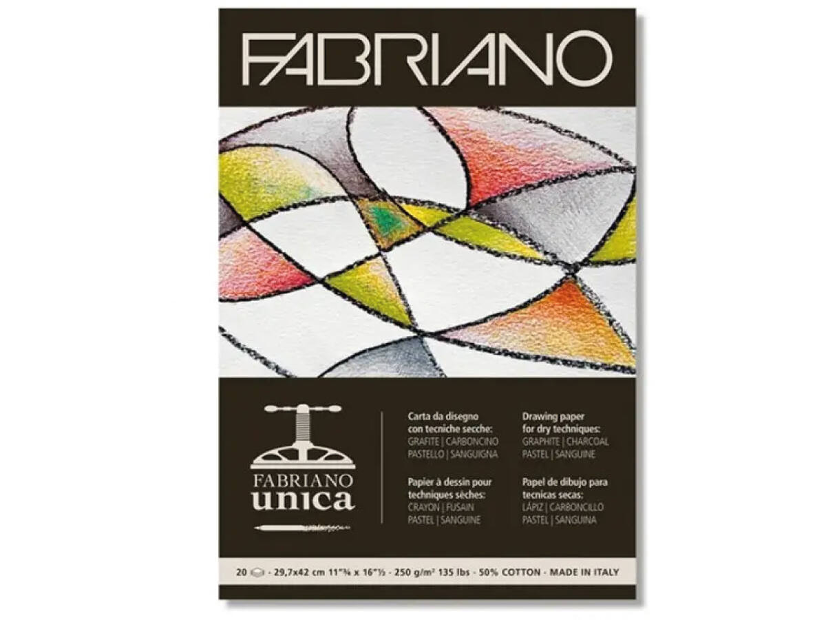 FABRIANO UNICA TIEFDRUCKPAPIER BLOCK  A3 250GRAMM 20 BLATT 1