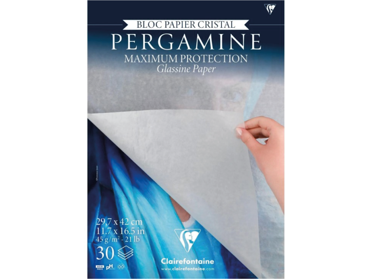 CLAIRFONTAINE PERGAMINE KRISTALLPAPIER BLOCK 29,7X42CM 1