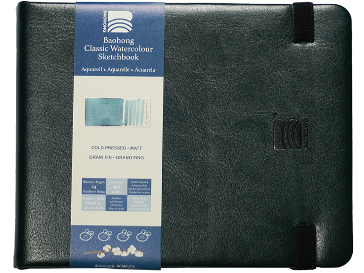 BAOHONG CLASSIC REISEJOURNAL 12X16CM  24 BLATT MATT 1