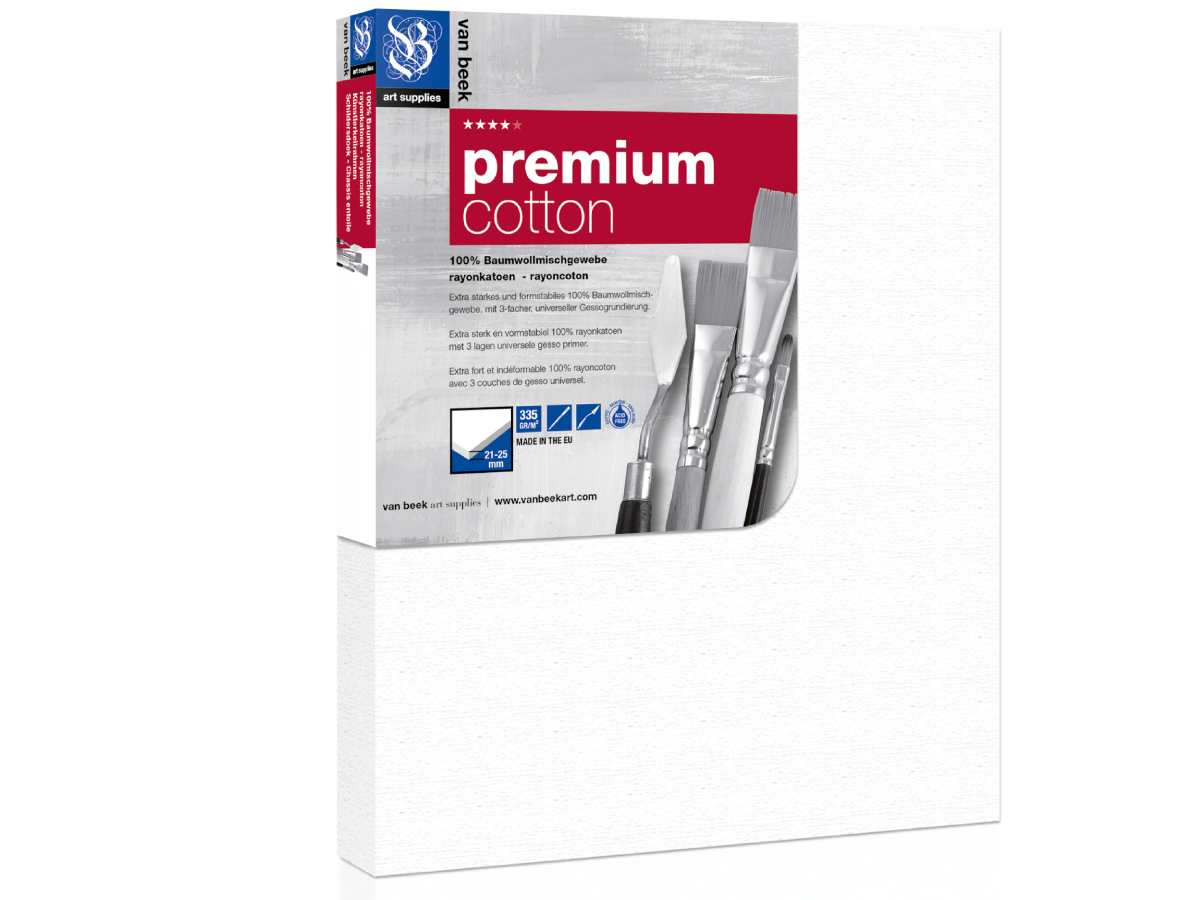 VAN BEEK PREMIUM KEILRAHMEN BAUMWOLLE 50X70CM 1