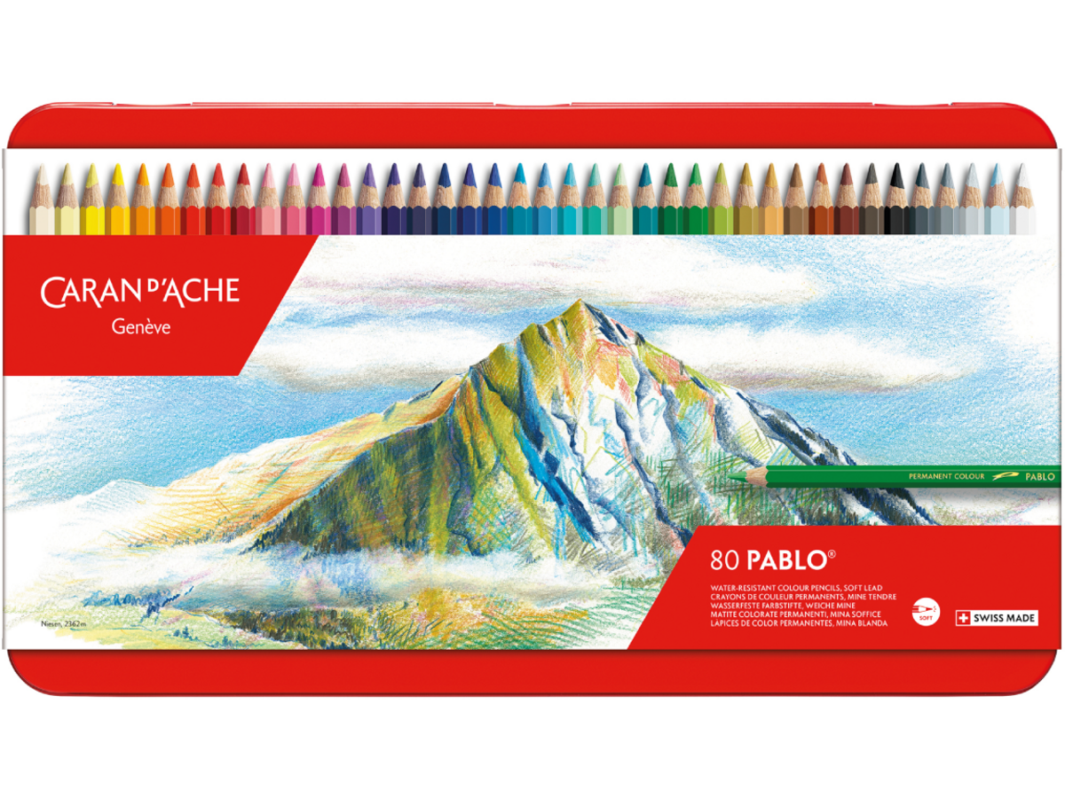 CARAN D'ACHE PABLO BUNTSTIFT 80 STÜCK 1