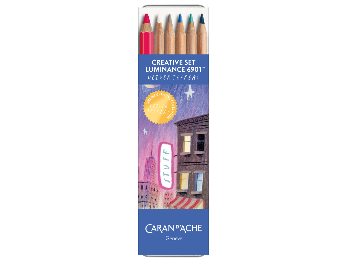 CARAN D' ACHE LUMINANCE FARBSTIFTE SET CREATIVE 10X LIMITIERTE AUFLAGE 1