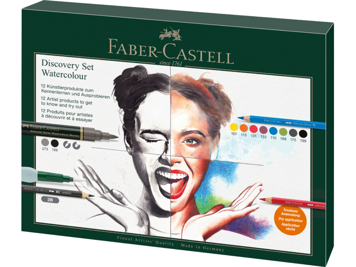 FABER-CASTELL ALBRECHT DÜRER AQUARELLSTIFTE DISCOVERYSET WET 1