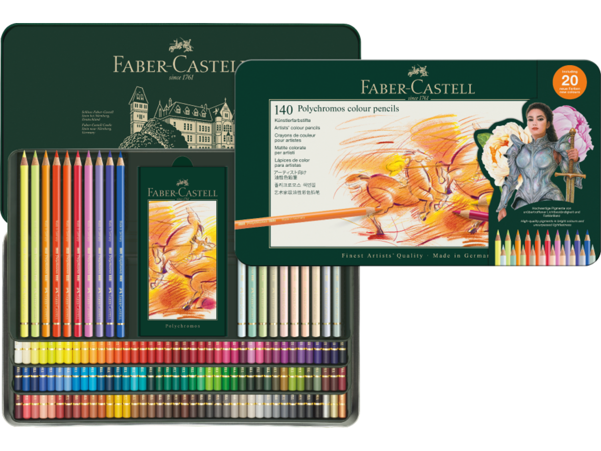 FABER-CASTELL POLYCHROMOS BUNTSTIFTSET 140-TEILIG 1