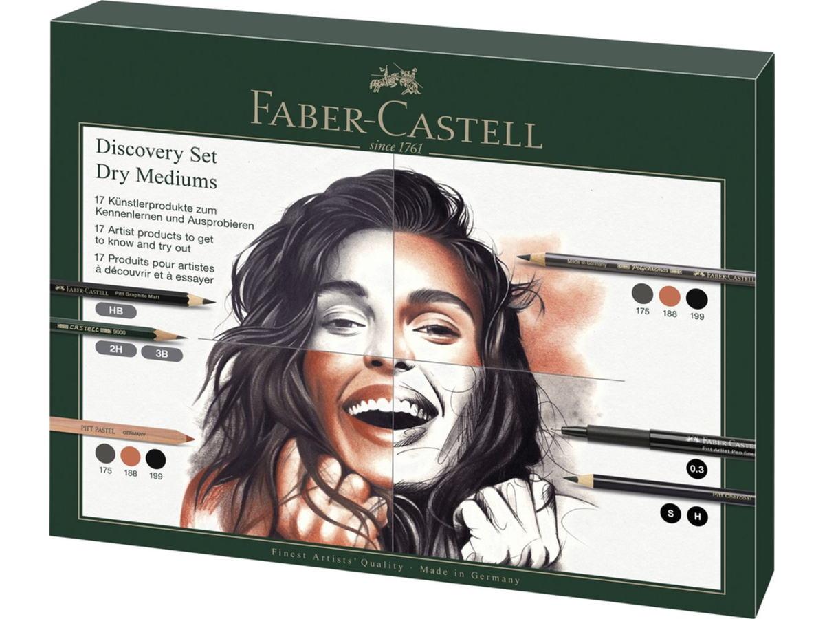 FABER-CASTELL PITT MONOCHROM DISCOVERY SET DRY ART FC-112925 1