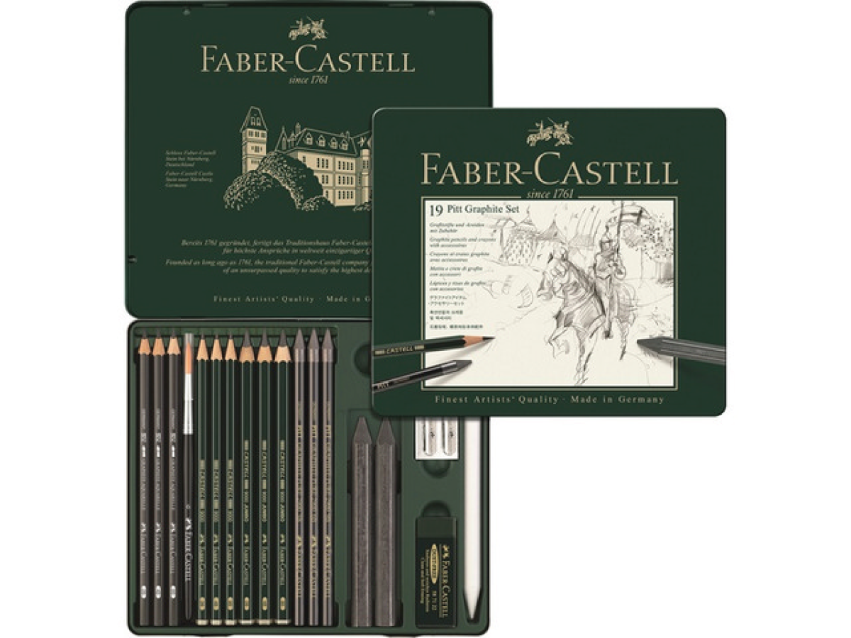 FABER-CASTELL PITT GRAPHIT SET 19X 1