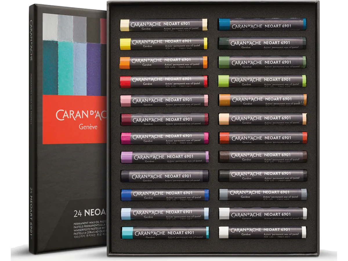 CARAN D'ACHE NEOART 6901 WAX-OIL SET 24X 1