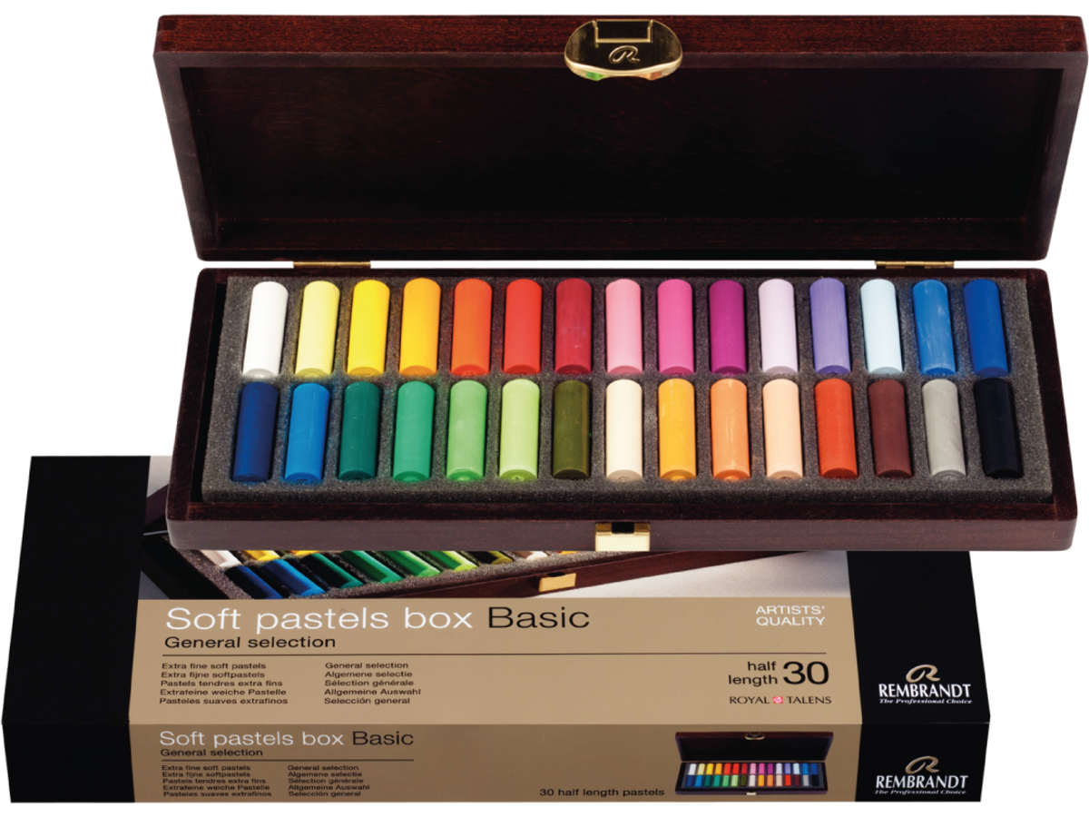 REMBRANDT PASTEL SET HALF GENERAL SELECTION KIST 30X 1