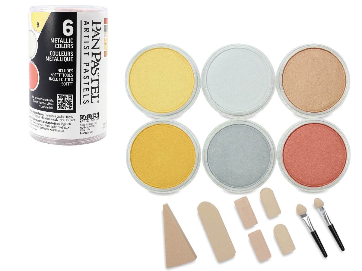 PANPASTEL METALLIC SET 6X 1