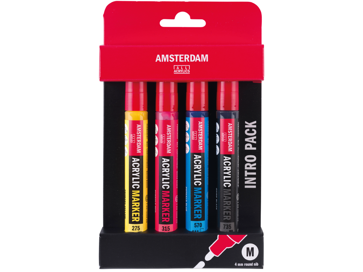 AMSTERDAM ACRYL MARKERSET INTRO PACK 1