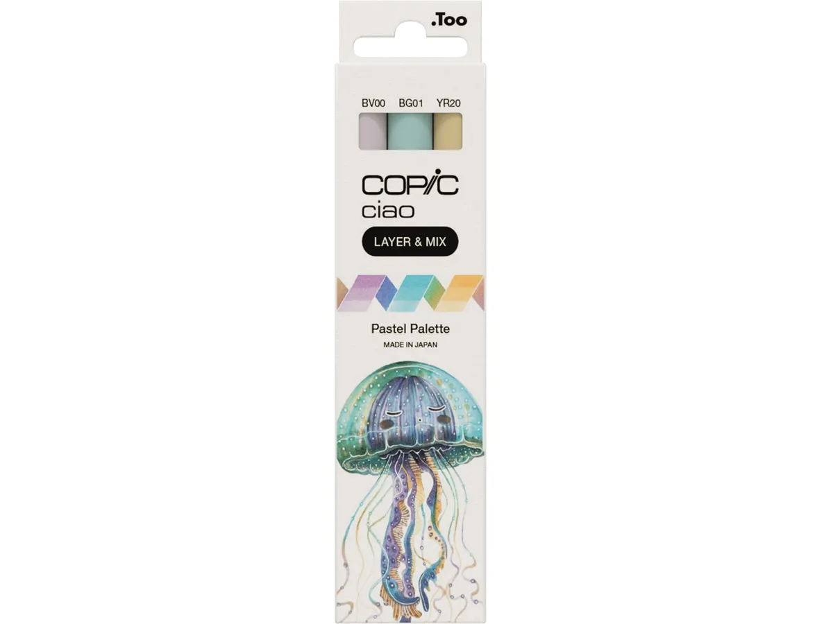 COPIC CIAO MARKERSET LAYER & MIX PASTEL PALETTE 3-TEILIG 1