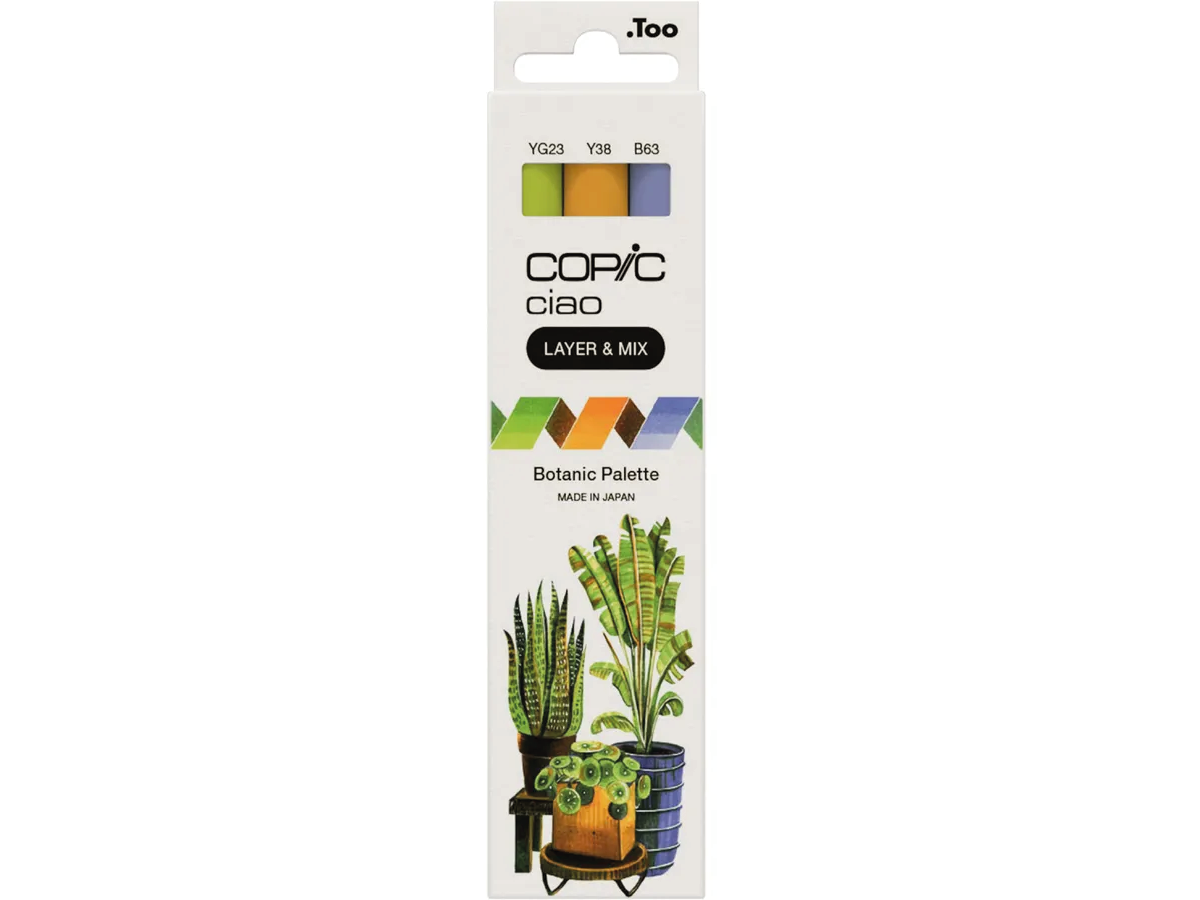 COPIC CIAO MARKERSET LAYER & MIX BOTANIC PALETTE 3-TEILIG 1