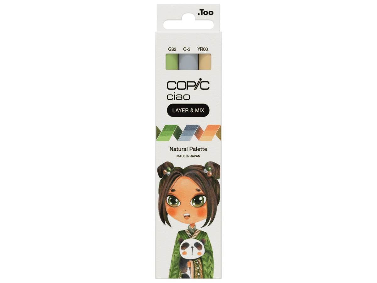 COPIC CIAO MARKERSET LAYER & MIX NATURAL PALETTE 3-TEILIG 1