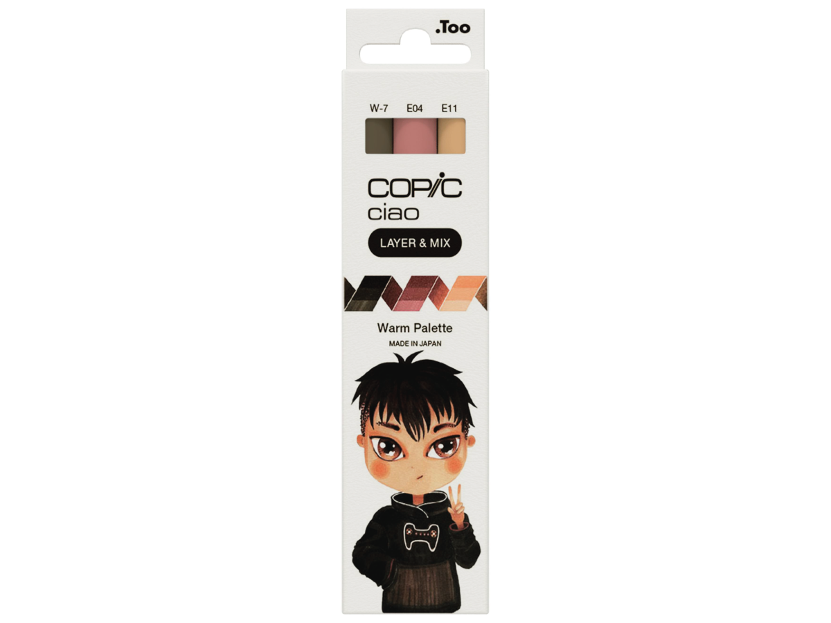 COPIC CIAO MARKERSET LAYER & MIX WARM PALETTE 3-TEILIG 1