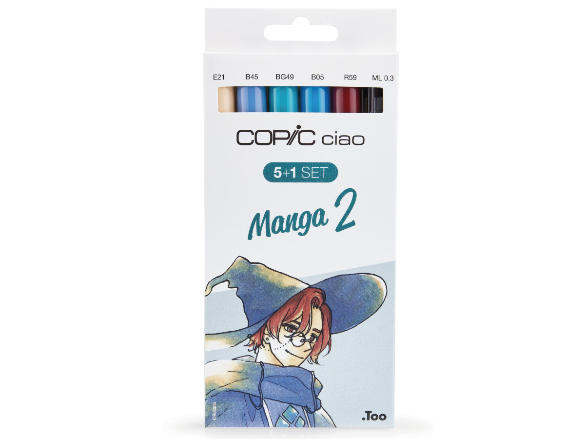 COPIC CIAO MARKERSET 5+1 MULTILINER MANGA 2 1