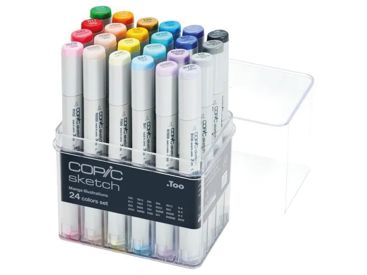 COPIC SKETCH MARKERSET 24-DLG MANGA ILLUSTRATION 1
