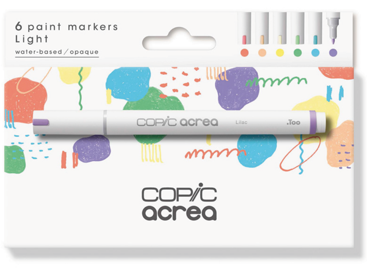 COPIC ACREA MARKER SET LIGHT 6X 1