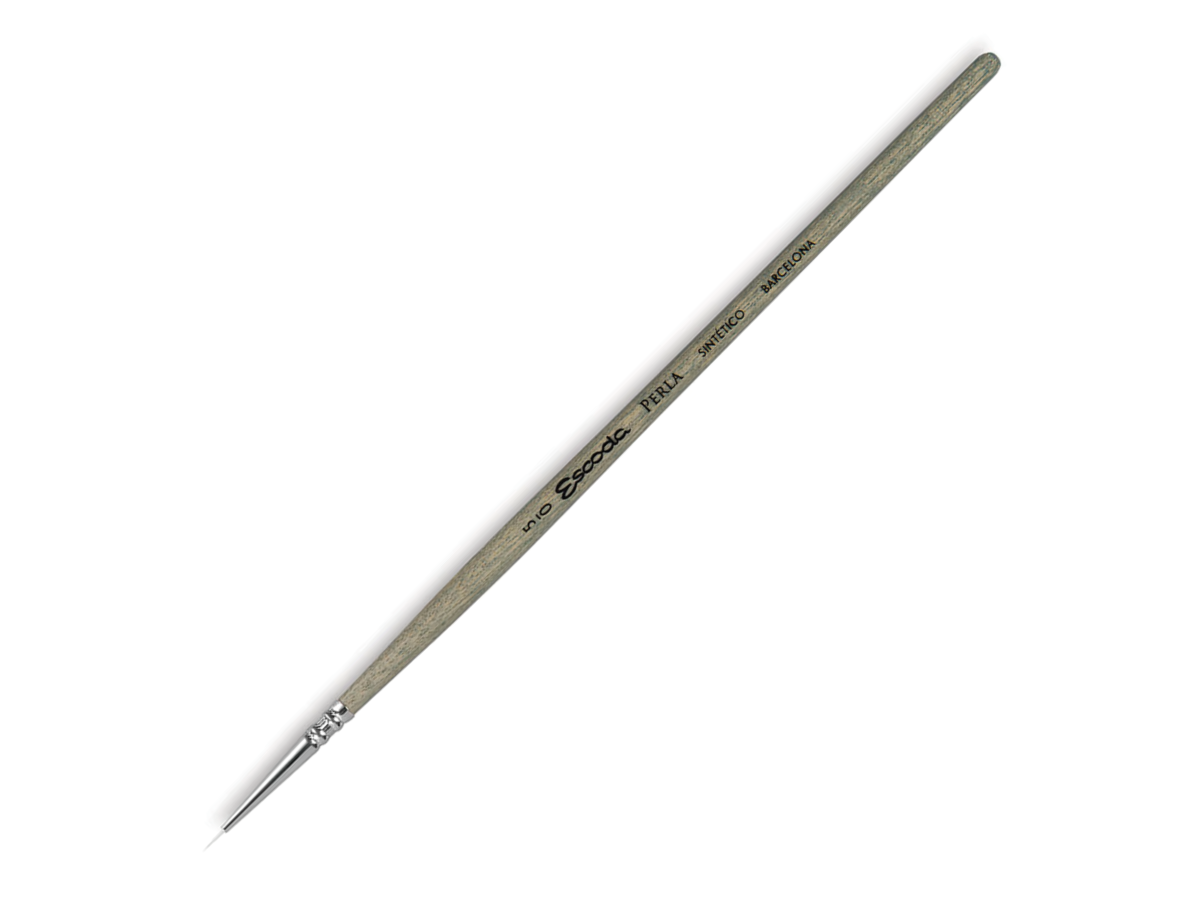 ESCODA PERLA PINSEL WEIß FILAMENT 1430 RUND NR. 5/0 1