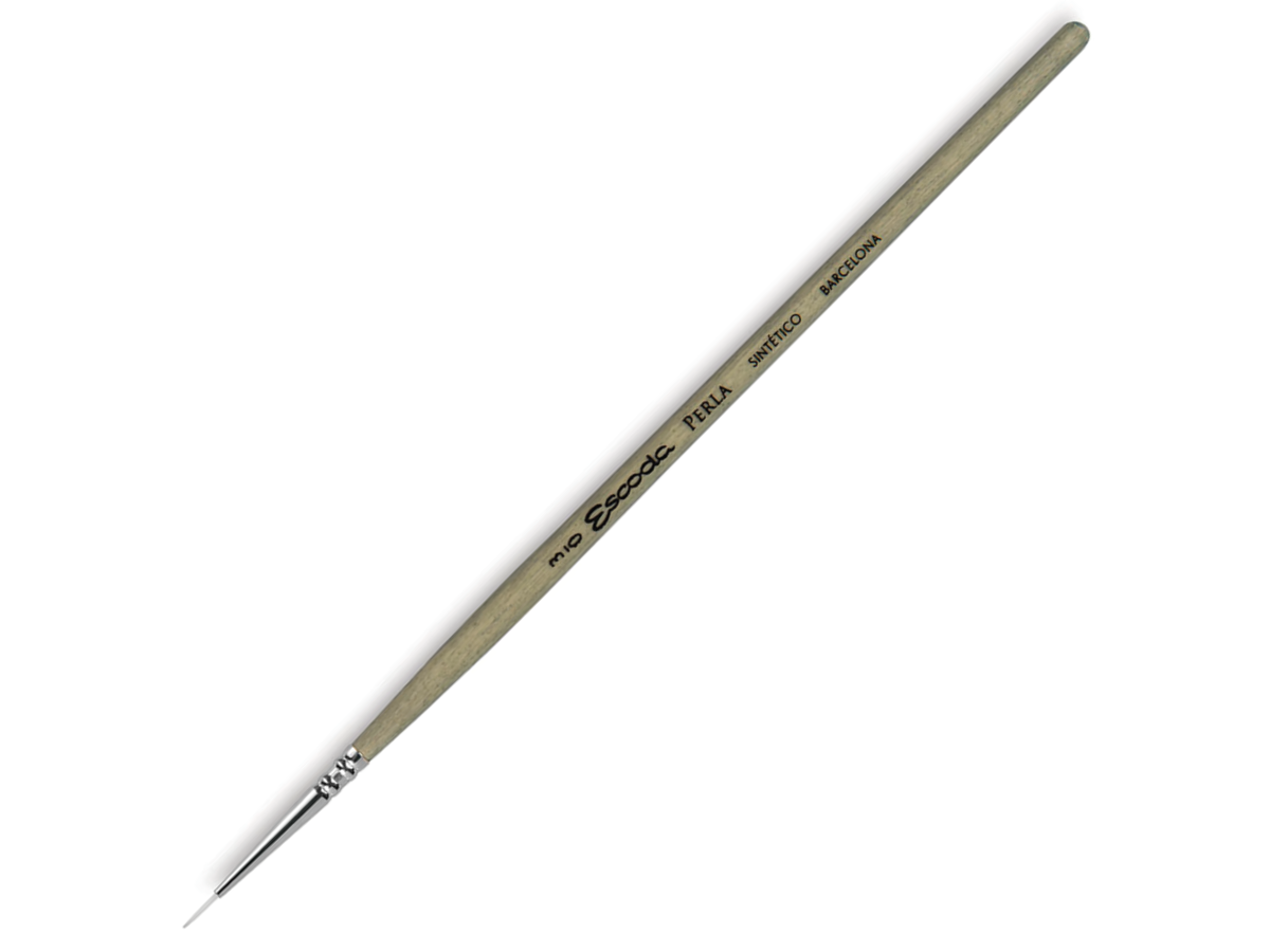 ESCODA PERLA PINSEL WEIß FILAMENT 1430 RUND NR. 3/0 1