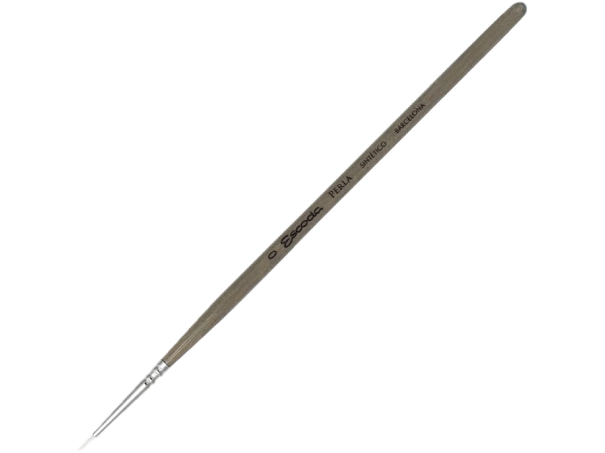 ESCODA PERLA PINSEL WEIß FILAMENT 1430 RUND NR. 0 1