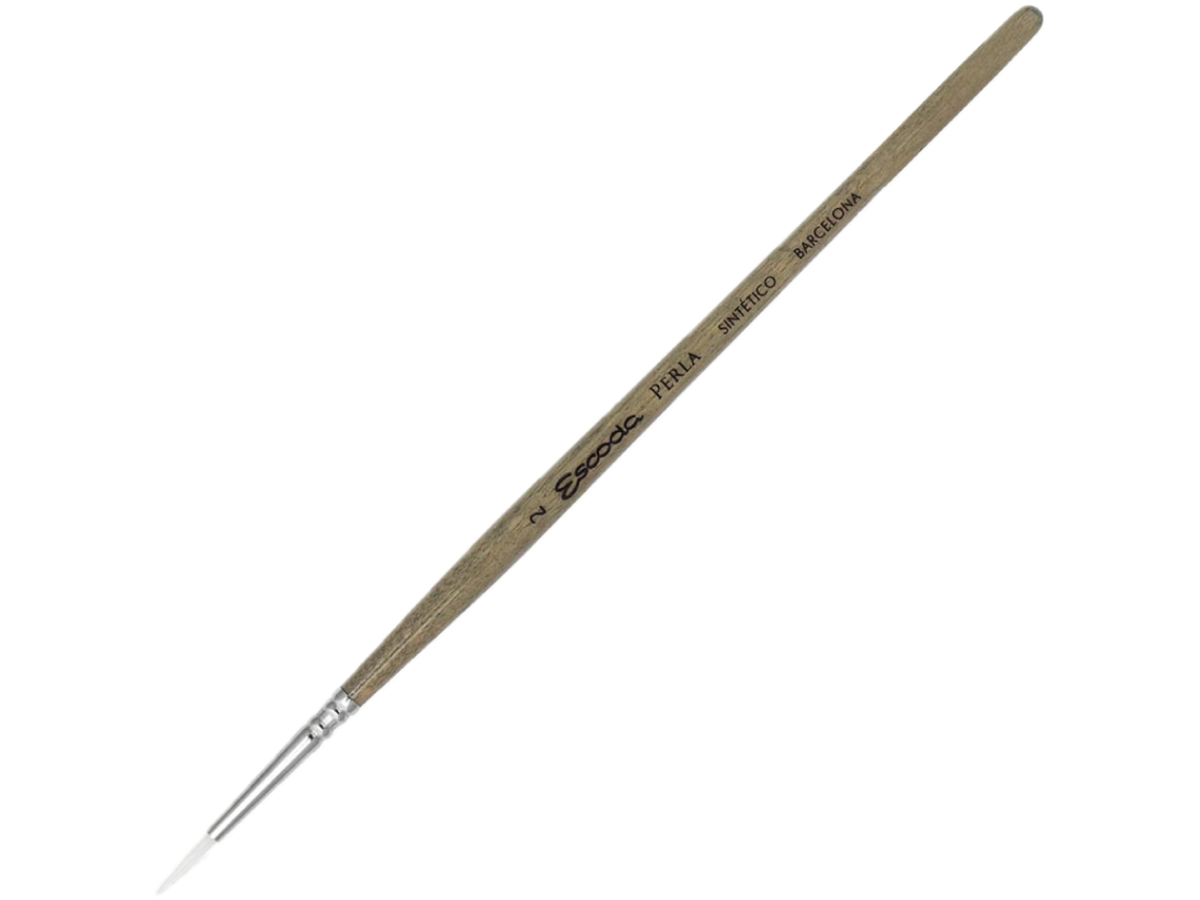 ESCODA PERLA PINSEL WEIß FILAMENT 1430 RUND NR. 2 1