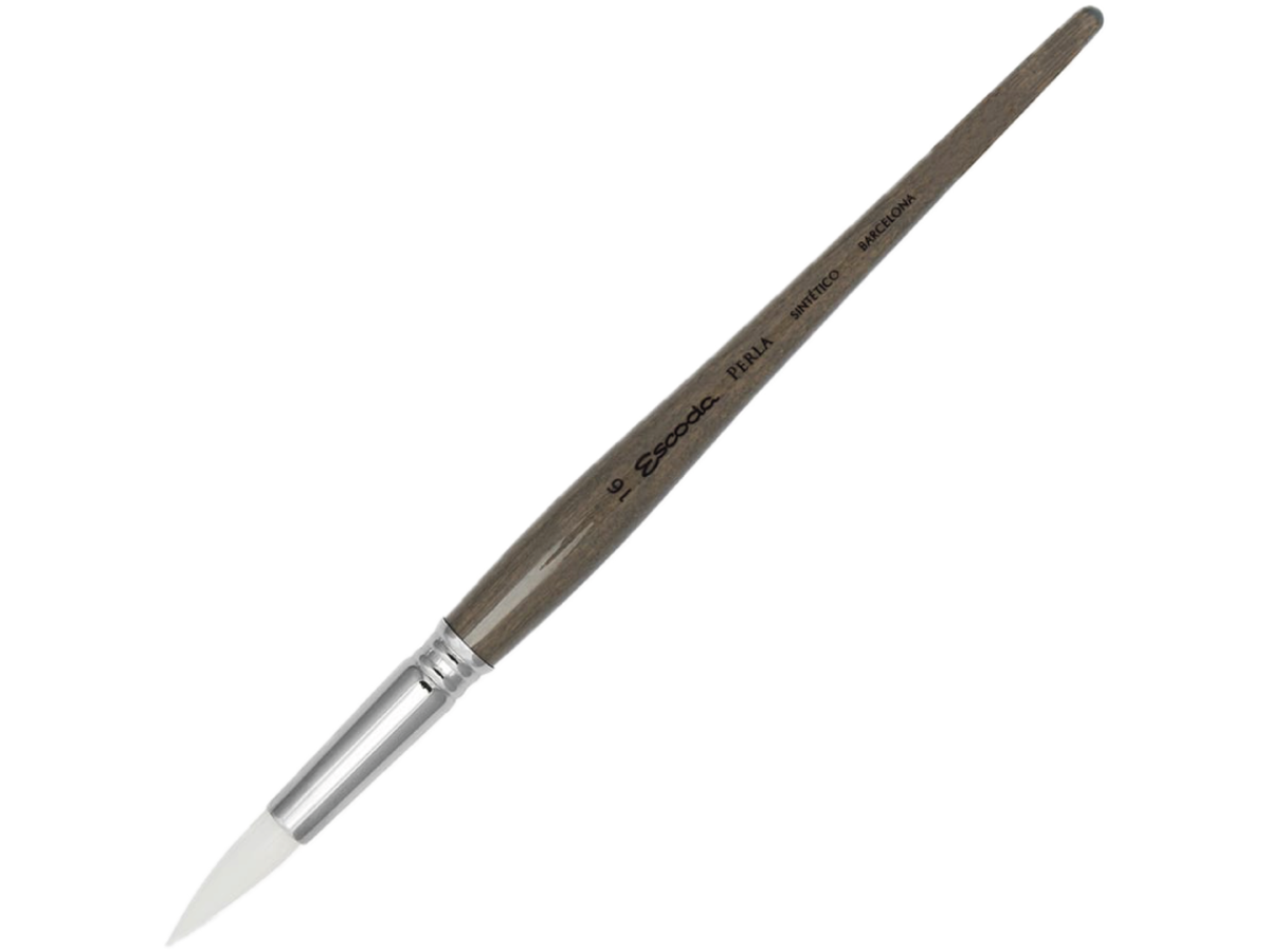 ESCODA PERLA PINSEL WEIß FILAMENT 1430 RUND NR. 16 1