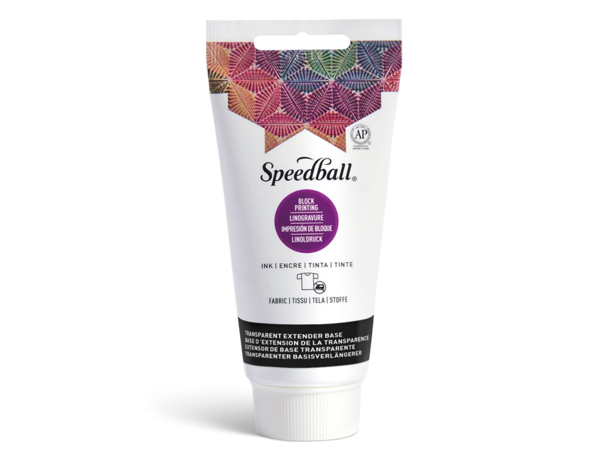 SPEEDBALL TRANSPARENT EXTENDER FOR FABRIC BLOCK PRINTING INK 75ML 1