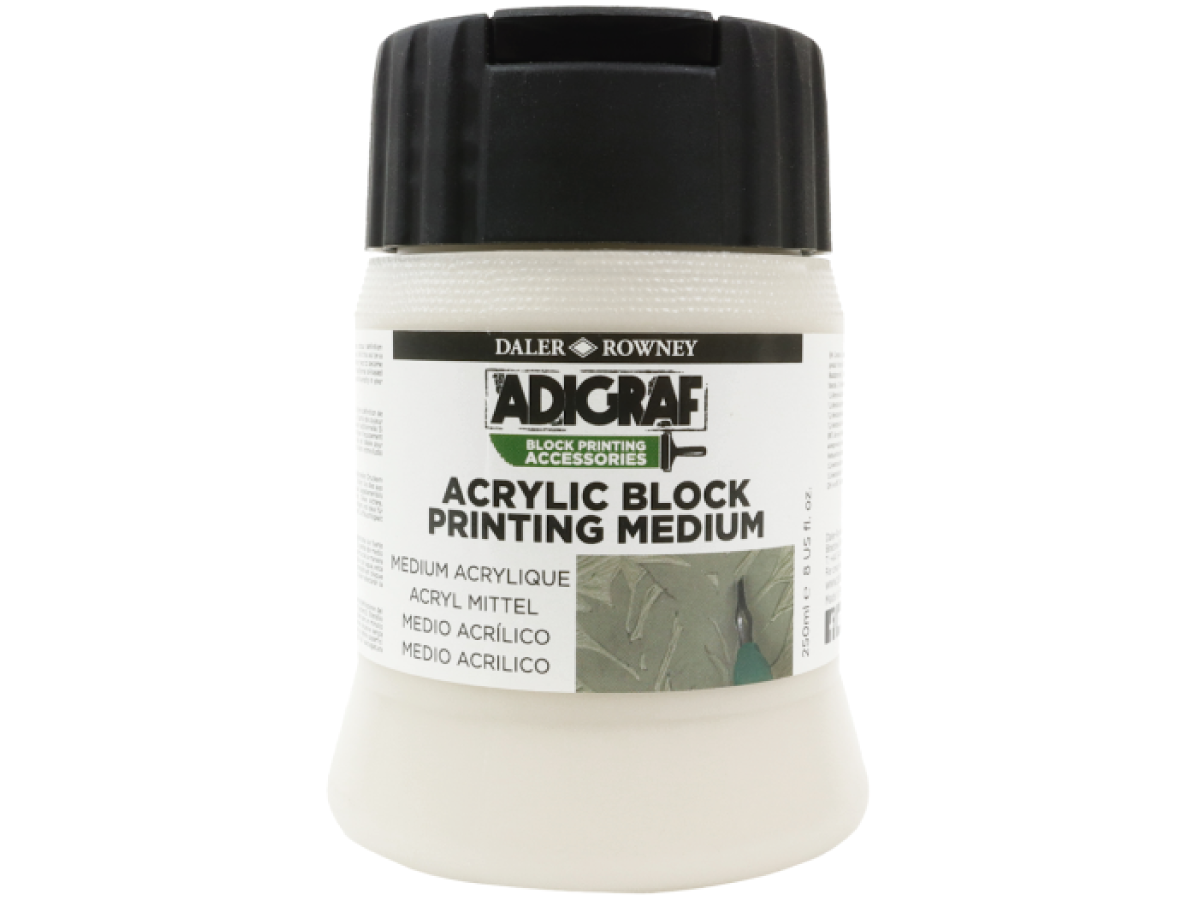 DALER ROWNEY ADIGRAF BLOCKDRUCK MEDIUM FÜR ACRYL 250ML 1