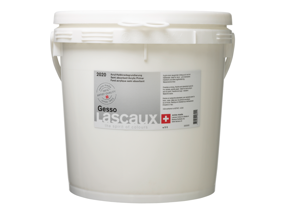 LASCAUX GESSO 2020 WEISS 5000ML 1