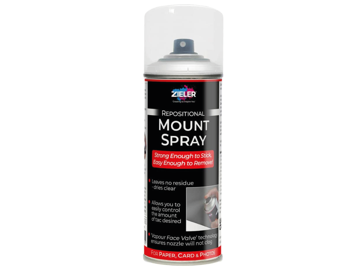 ZIELER REPOSITIONAL ADHESIVE MOUNT SPRAY 1