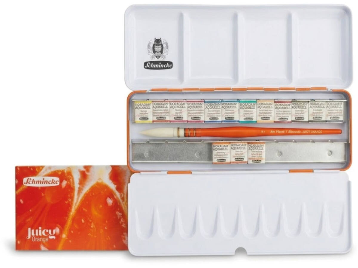 SCHMINCKE HORADAM AQUARELLFARBEN JUICY ORANGE BOX 1