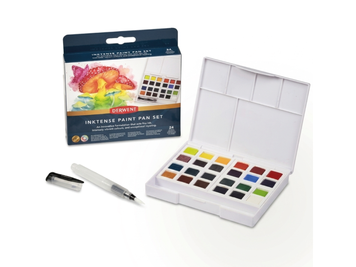DERWENT AQUARELVERF SET INKTENSE 24X NAP 1