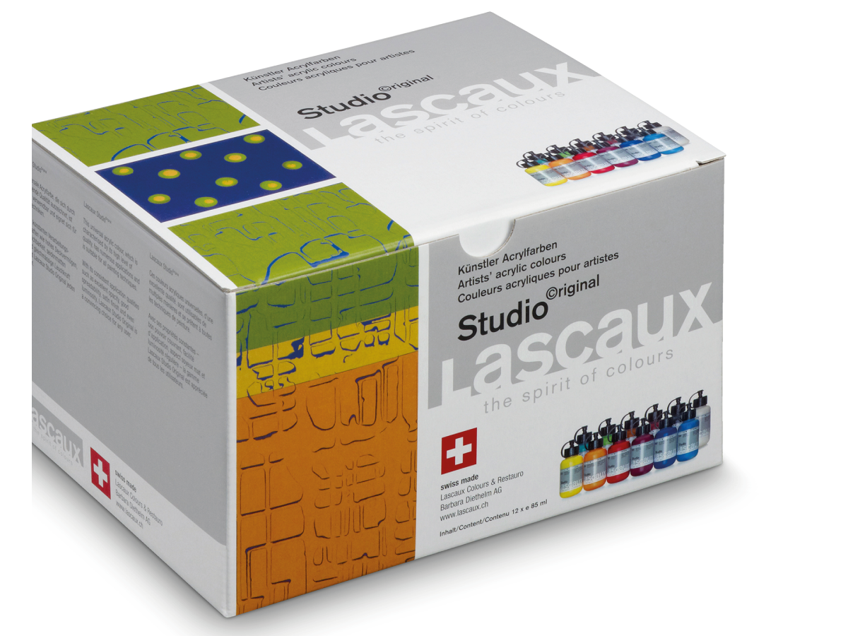 LASCAUX STUDIO ACRYL SET 85ML 12X 1