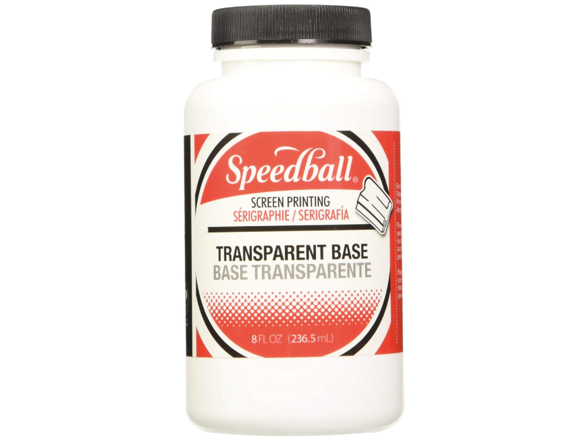 SPEEDBALL ZEEFDRUK FABRIC & ACRYLIC TRANSPARENT BASE 237ML 1