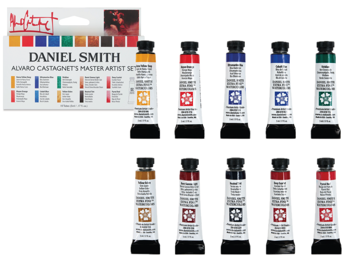 DANIEL SMITH ALVARO CASTAGNET MASTER ARTIST SET 10x5ML TUBE 1