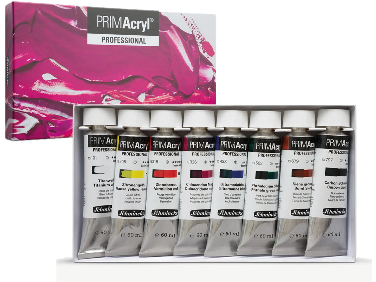SCHMINCKE PRIMACRYL STANDARD SET 8X60ML 1