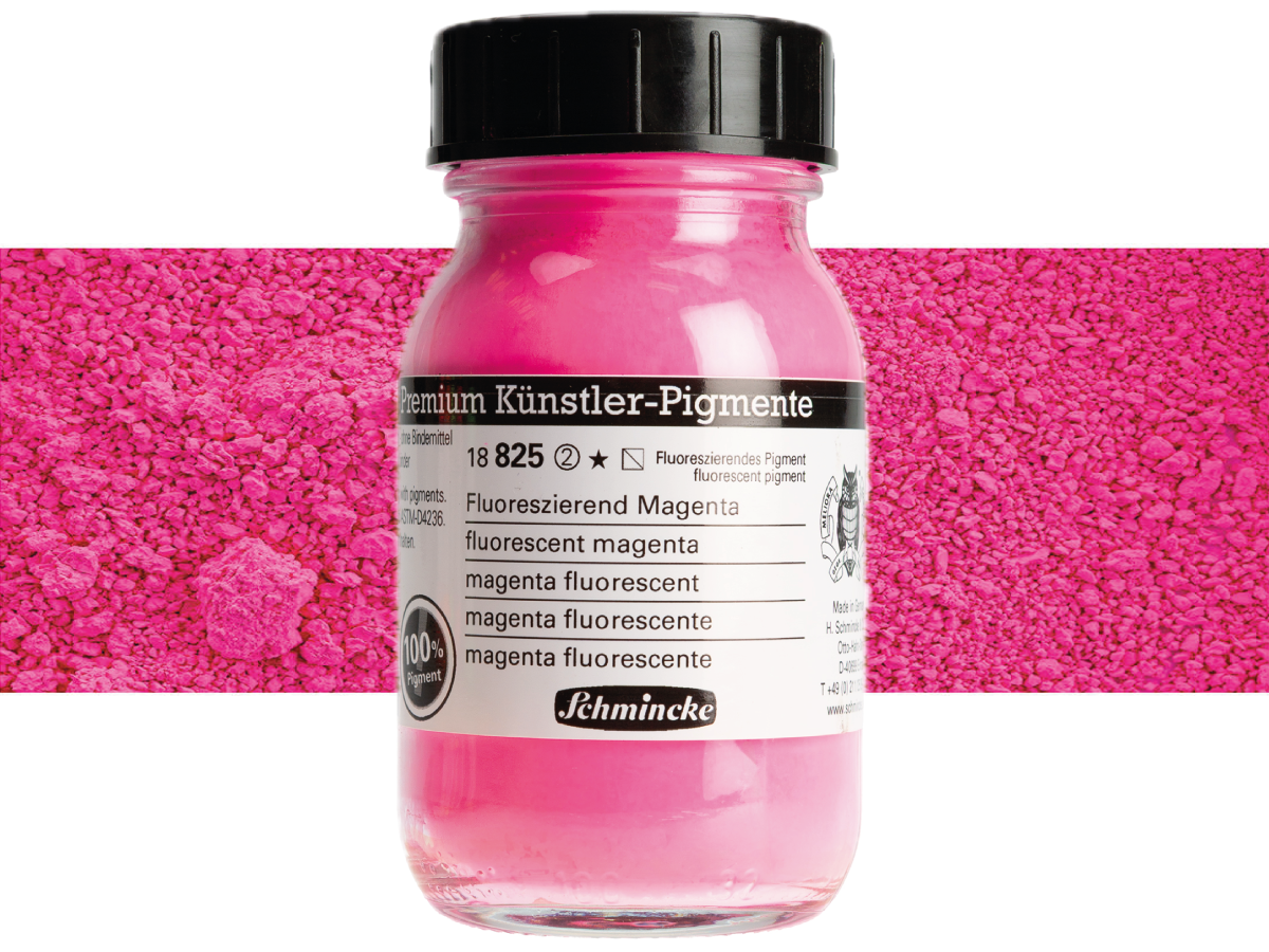 SCHMINCKE PIGMENT 825 FLUORESCENT MAGENTA 100ML 1