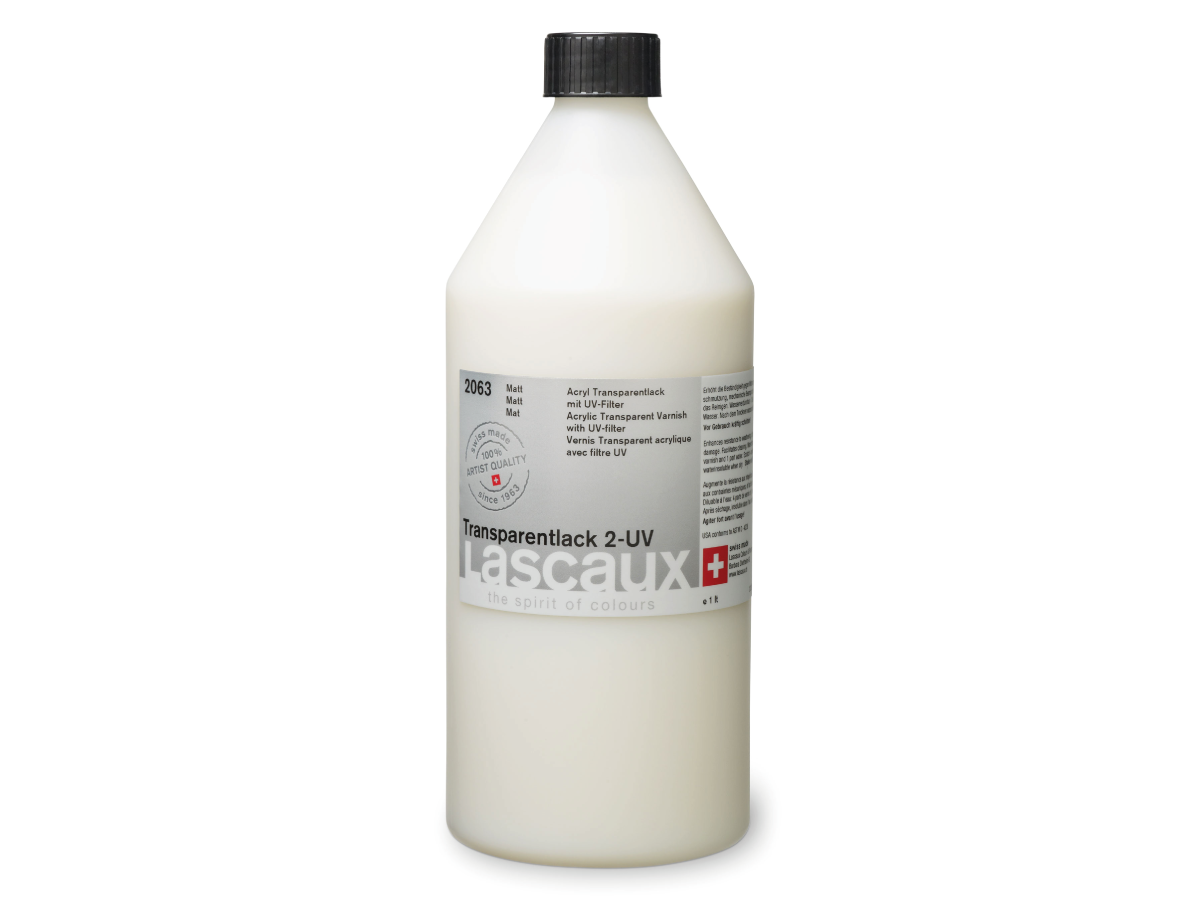LASCAUX TRANSPARENTLACK UV 2 MATT 1LTR 2063 1