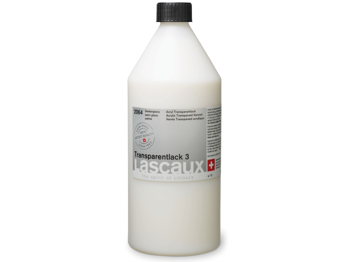 LASCAUX TRANSPARENTLACK 3 SEIDENGLANZ 2064 1LTR 1