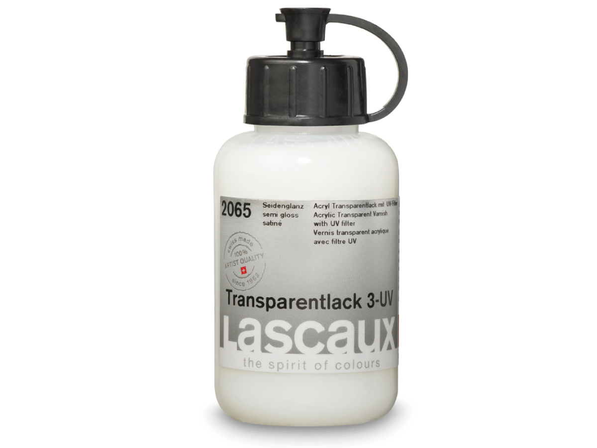 LASCAUX TRANSPARENTLACK 3 UV SEIDENGLANZ 2065 85ML 1