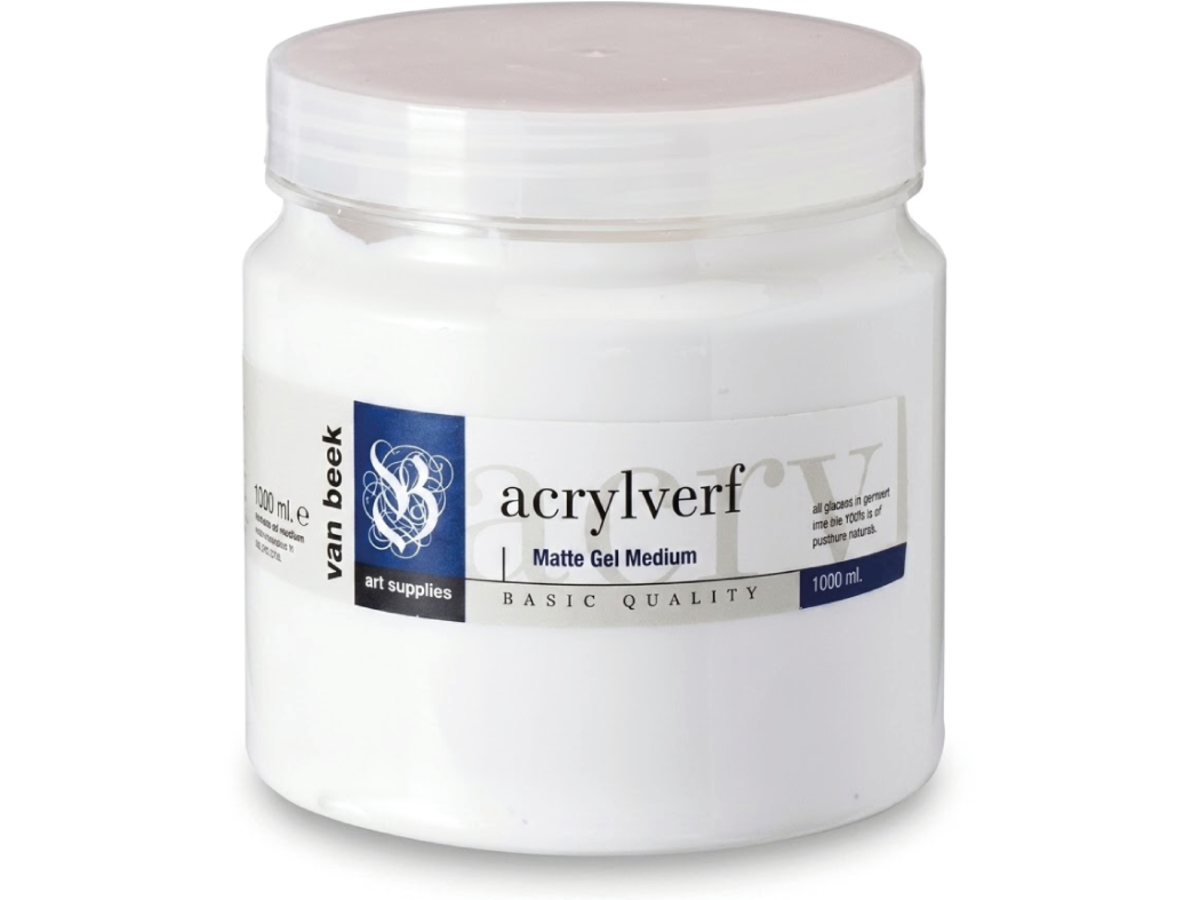 VAN BEEK ACRYLMEDIUM GEL MATT 1000ML 1
