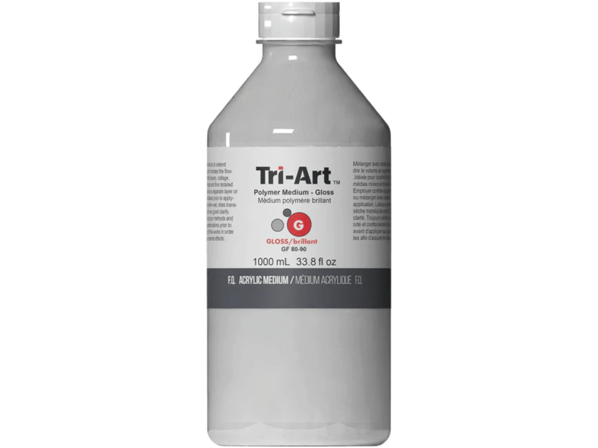 TRI-ART POLYMER MEDIUM GLOSS 1000ML 1