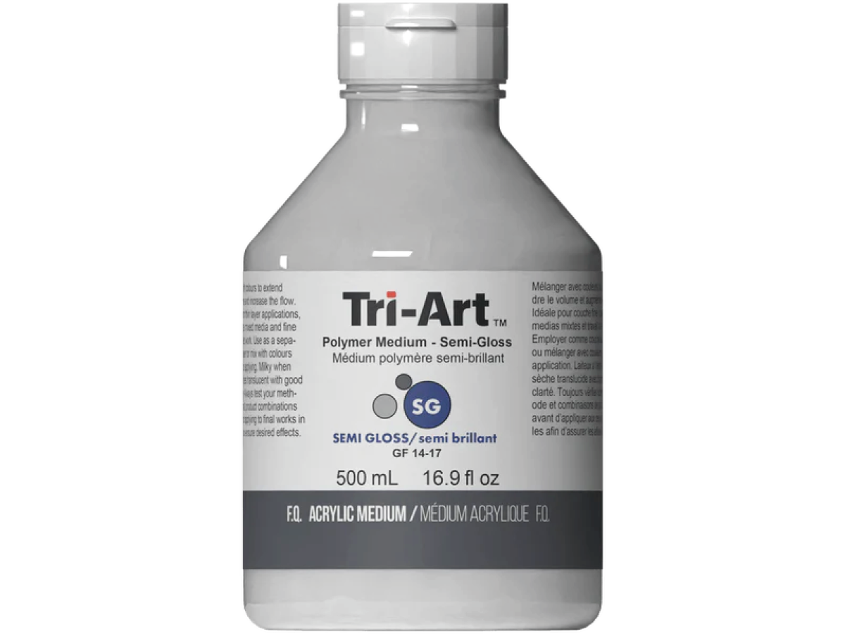 TRI-ART POLYMER MEDIUM SEMI GLOSS 500ML 1